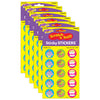 Happy Birthday-Vanilla Stinky Stickers®, 60 Per Pack, 6 Packs