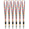 Tropical Punch Pineapples Lanyard, Pack of 6