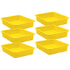 Yellow Large Plastic Letter Tray, Pack of 6