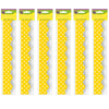 Yellow Mini Polka Dots Border Trim, 35 Feet Per Pack, 6 Packs