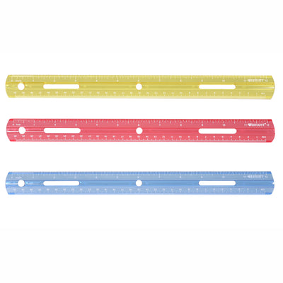 Plastic Ruler, 12", Pack of 36