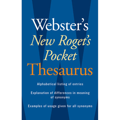 Webster's New Roget's Pocket Thesaurus, Pack of 6