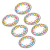 Magnetic Whiteboard Eraser, Oval Confetti, Pack of 6