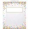 Hanging Confetti Pattern Storage-Book Bag, 11" x 16", Pack of 12