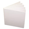 Blank Chunky Board Book, 5" x 5", White, Pack of 6