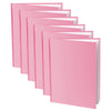 Young Authors Pink Hardcover Blank Book, White Pages, 11"H x 8-1-2"W Portrait, 14 Sheets-28 Pages, Pack of 6