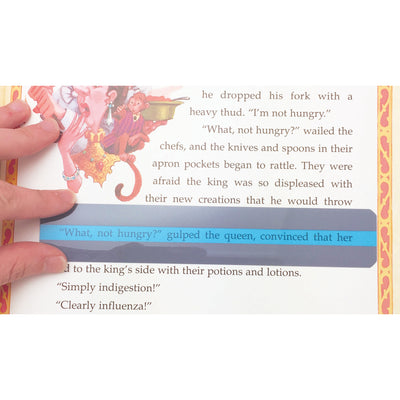 Sentence Strip Reading Guide, 1-1-4" x 7-1-4", Blue, Pack of 24