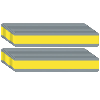 Double Wide Sentence Strip Reading Guide, 1-1-4" x 7-1-4", Yellow, Pack of 24