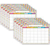 Smart Poly® PosterMat Pals™ Space Savers, 13" x 9-1-2", Calendar Confetti Style, Pack of 10