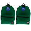 Basic Backpack, 16", Green, Pack of 2