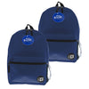 16" Basic Backpack, Navy Blue, Pack of 2