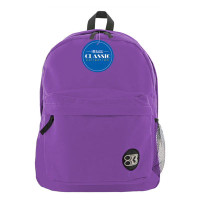 Classic Backpack 17" Purple, Pack of 2