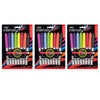 Intensity Permanent Marker, Fine Point, Assorted Colors, 8 Per Pack, 3 Packs