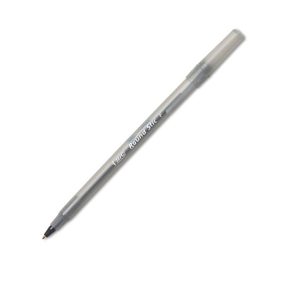 Round Stic® Xtra Life Ball Pen, Black, 60 Per Pack, 2 Packs