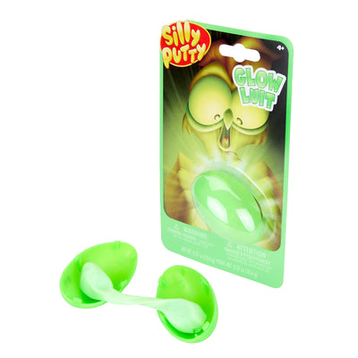 Glow-in-the-Dark Silly Putty, Assorted Colors, Pack of 16