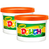 Super Soft Modeling Dough, Orange, 3 lbs. Bucket, Pack of 2