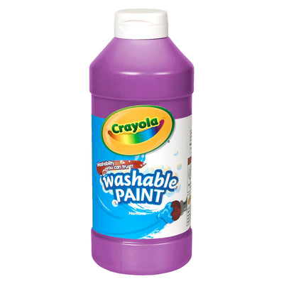 Washable Paint, Violet, 16 oz. Bottles, Pack of 6