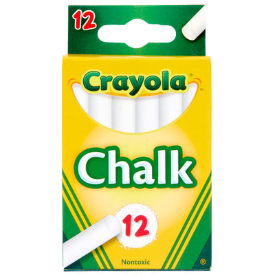 White Chalk Sticks, 12 Sticks Per Box, 36 Boxes