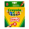 Jumbo Crayons, 8 Per Box, 6 Boxes