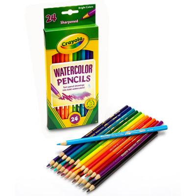 Watercolor Pencils, 24 Per Box, 3 Boxes