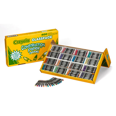 Construction Paper™ Crayon Classpack®, Regular Size, 16 Colors, 400 Count