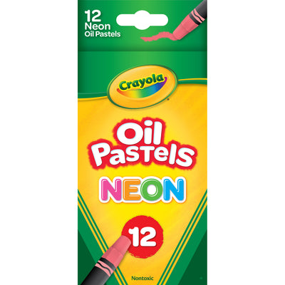 Oil Pastels, Neon, 12 Per Pack, 6 Packs