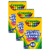 Ultra-Clean Washable Crayons, Regular Size, 48 Per Pack, 3 Packs