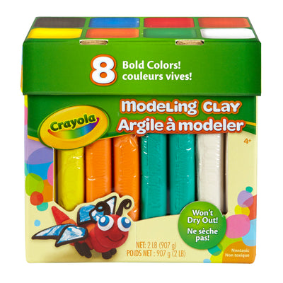 Modeling Clay, 2 lb. Jumbo Assortment, 8 Colors Per Box, 3 Boxes