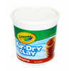 Air-Dry Clay, Terra Cotta, 5 lb Tub, Pack of 2