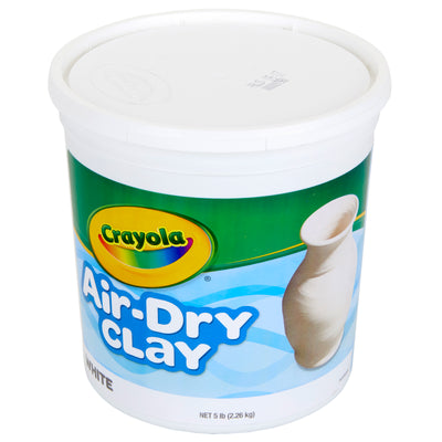 Air-Dry Clay, White, 5 lb Tub, Pack of 2