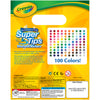 Washable Super Tips Markers, Pack of 100