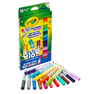 Pip-Squeaks™ Skinnies™ Markers, Fine Tip, 16 Per Box, 3 Boxes