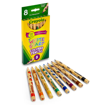 Write Start® Colored Pencils, 8 Per Box, 6 Boxes