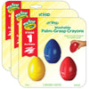 My First Crayola® Washable Palm-Grasp Crayons, 3 Per Pack, 3 Packs