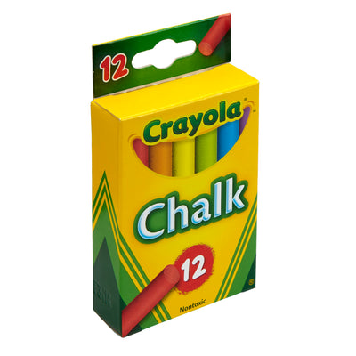 Multi-Colored Children's Chalk, 12 Per Box, 36 Boxes