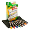 Dry Erase Washable Crayons, Vibrant Colors, 8 Per Box, 6 Boxes