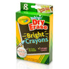 Dry Erase Washable Crayons, Bright Colors, 8 Per Pack, 6 Packs