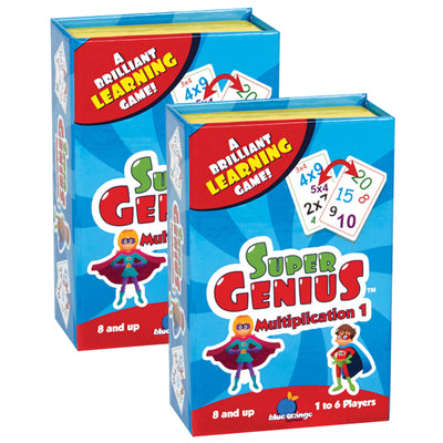 Super Genius™ Multiplication 1 Game, Pack of 2