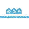 Snowflakes and Argyle Scalloped Border, 39 Feet Per Pack, 6 Packs