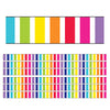 Stars Vertical Rainbow Stripes Straight Border, 36 Feet Per Pack, 6 Packs