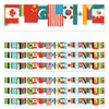 All Are Welcome Flags Straight Borders, 36 Feet Per Pack, 6 Packs