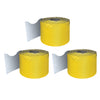 Yellow Rolled Scalloped Border, 65 Feet Per Roll, Pack of 3