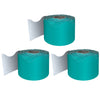 Teal Rolled Scalloped Border, 65 Feet Per Roll, Pack of 3