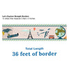 Let's Explore Straight Border, 36 Feet Per Pack, 6 Packs