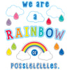 Hello Sunshine We Are a Rainbow of Possibilities Bulletin Board Set, 67 Pieces
