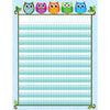 Colorful Owls Incentive Chart, Pack of 6