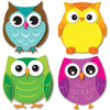 Colorful Owls Mini Cut-Outs, 36 Per Pack, 6 Packs