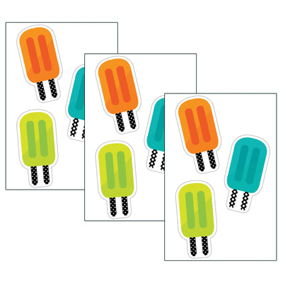 Simply Stylish Tropical Pops Cut-Outs, 36 Per Pack, 3 Packs