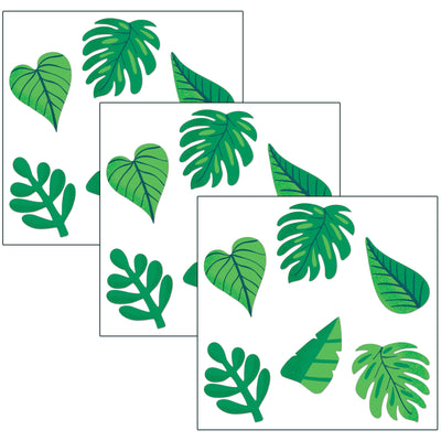 One World Tropical Leaves Cut-Outs, 36 Per Pack, 3 Packs