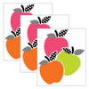 Black, White & Stylish Brights Apples Cut-Outs, 36 Per Pack, 3 Packs
